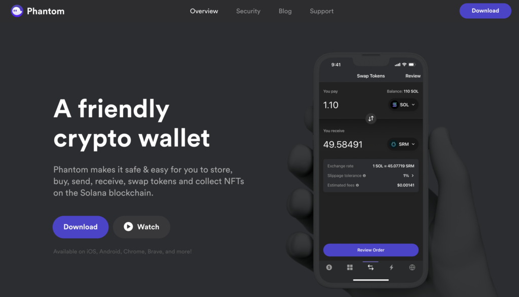 Phantom wallet site