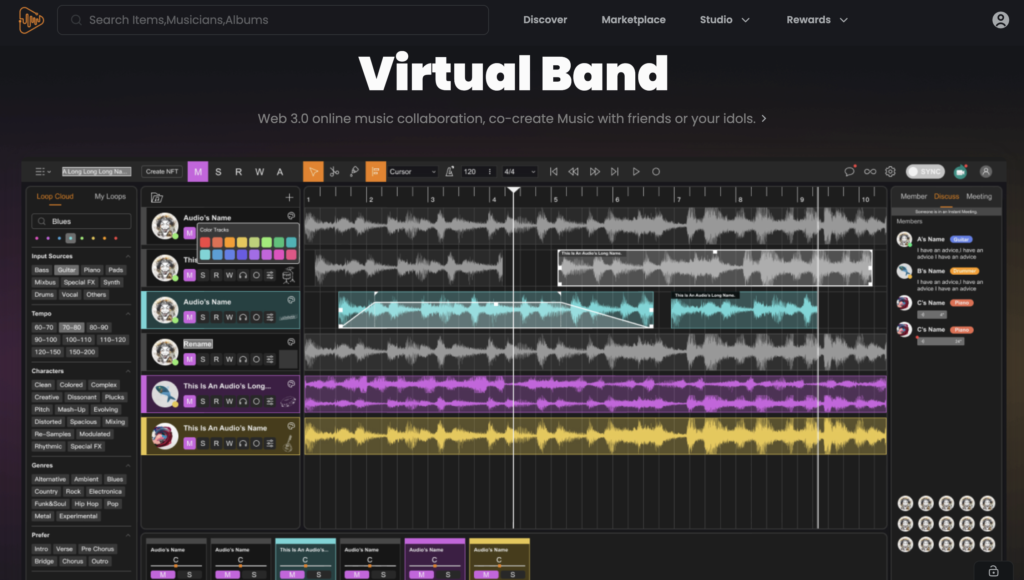 Melos.Studio Web3 DAW screenshot